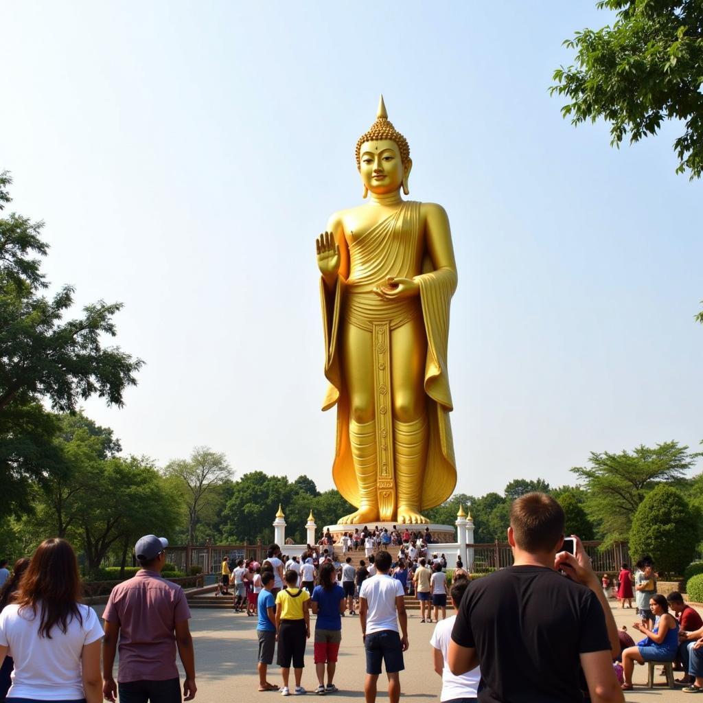 Kiến trúc độc đáo của chùa Wat Phra Yai Pattaya