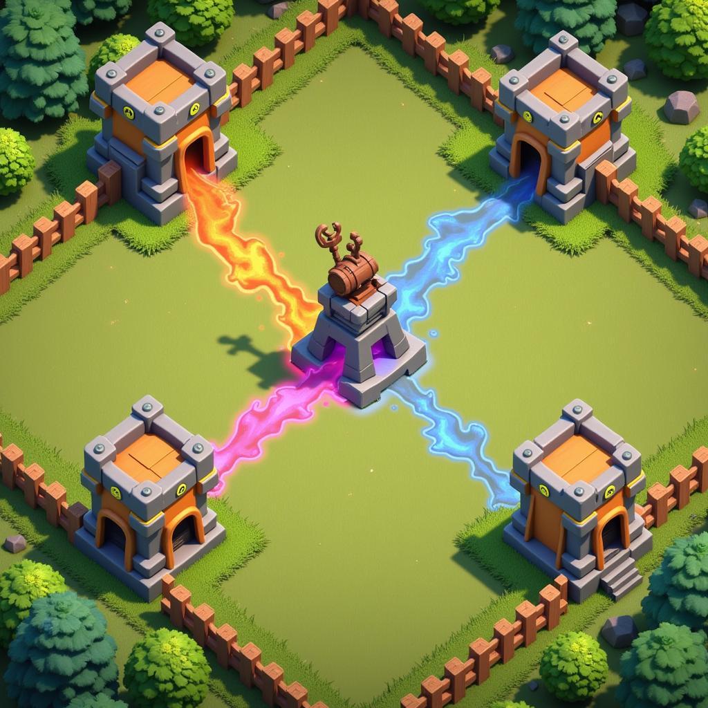 Clash Royale battle