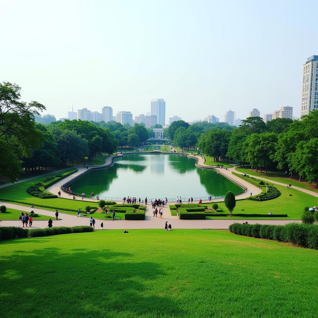 Hồ Tây Park in Hanoi