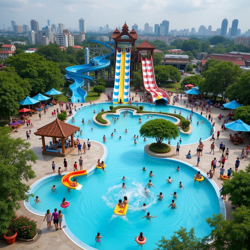 Water park for children in Hanoi