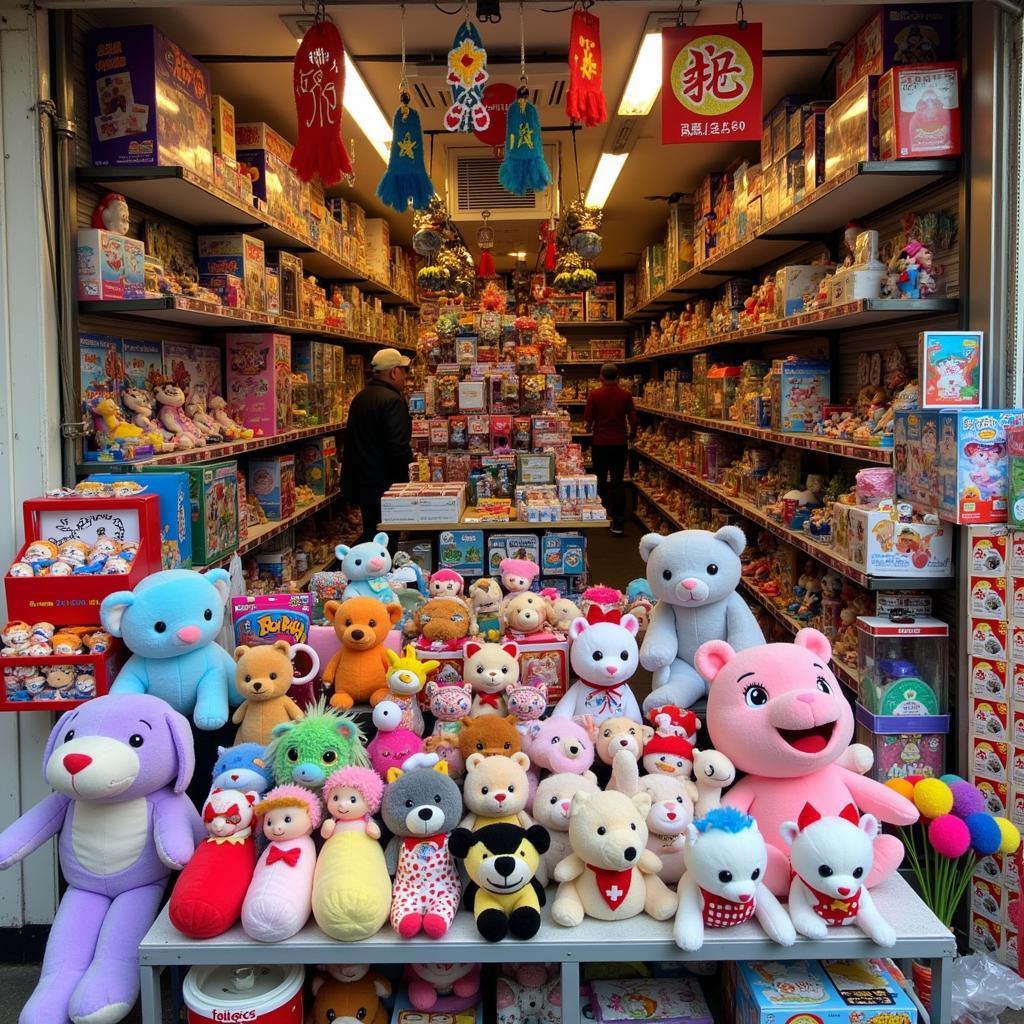 Toy store in Cho Lon market