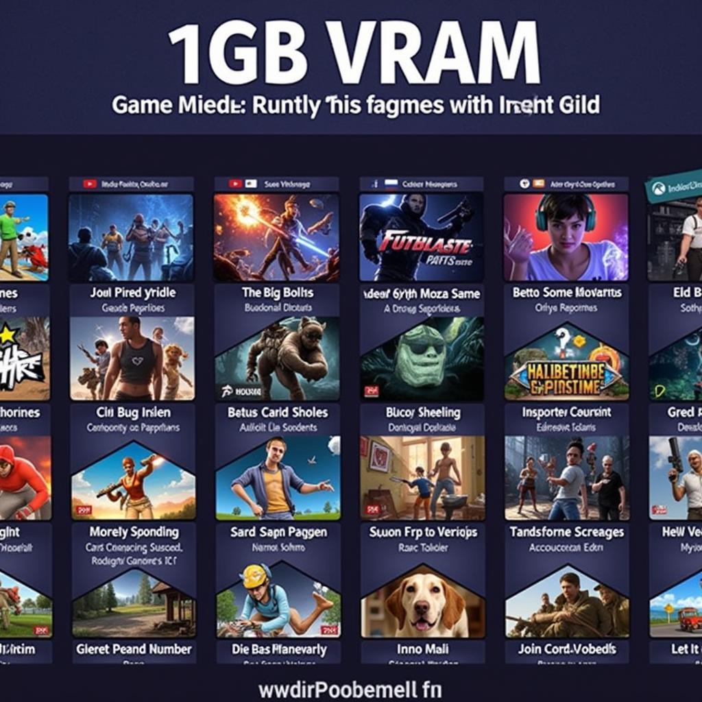 Danh sách game chơi tốt với card màn hình 1GB