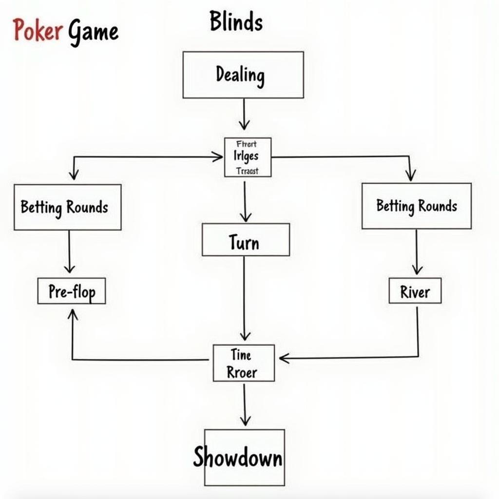 Poker Game Flowchart