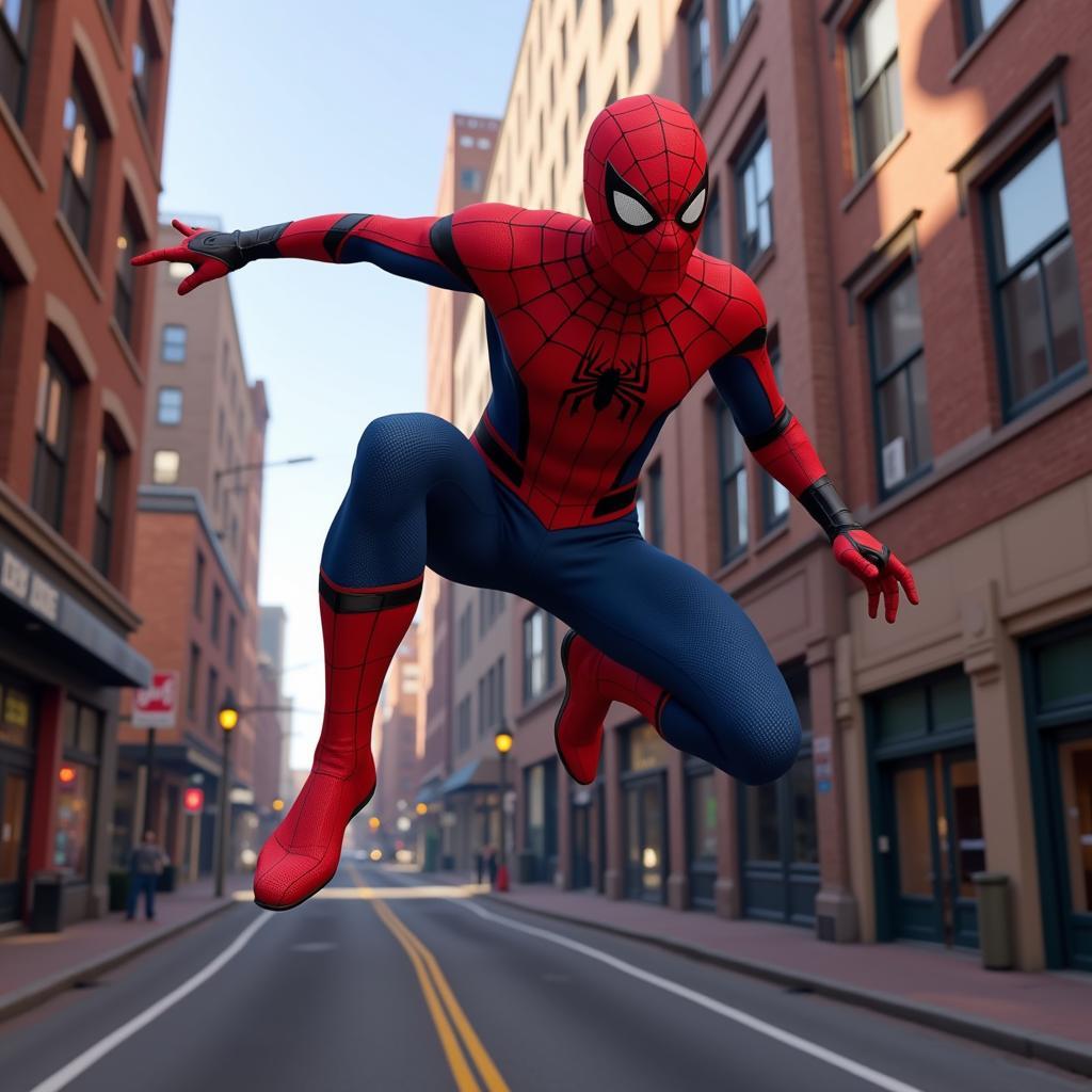 Di chuyển trong Spider-Man PS4