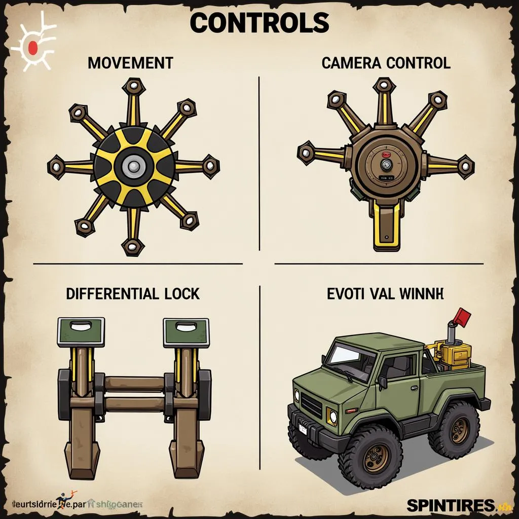 Điều khiển xe trong Spintires