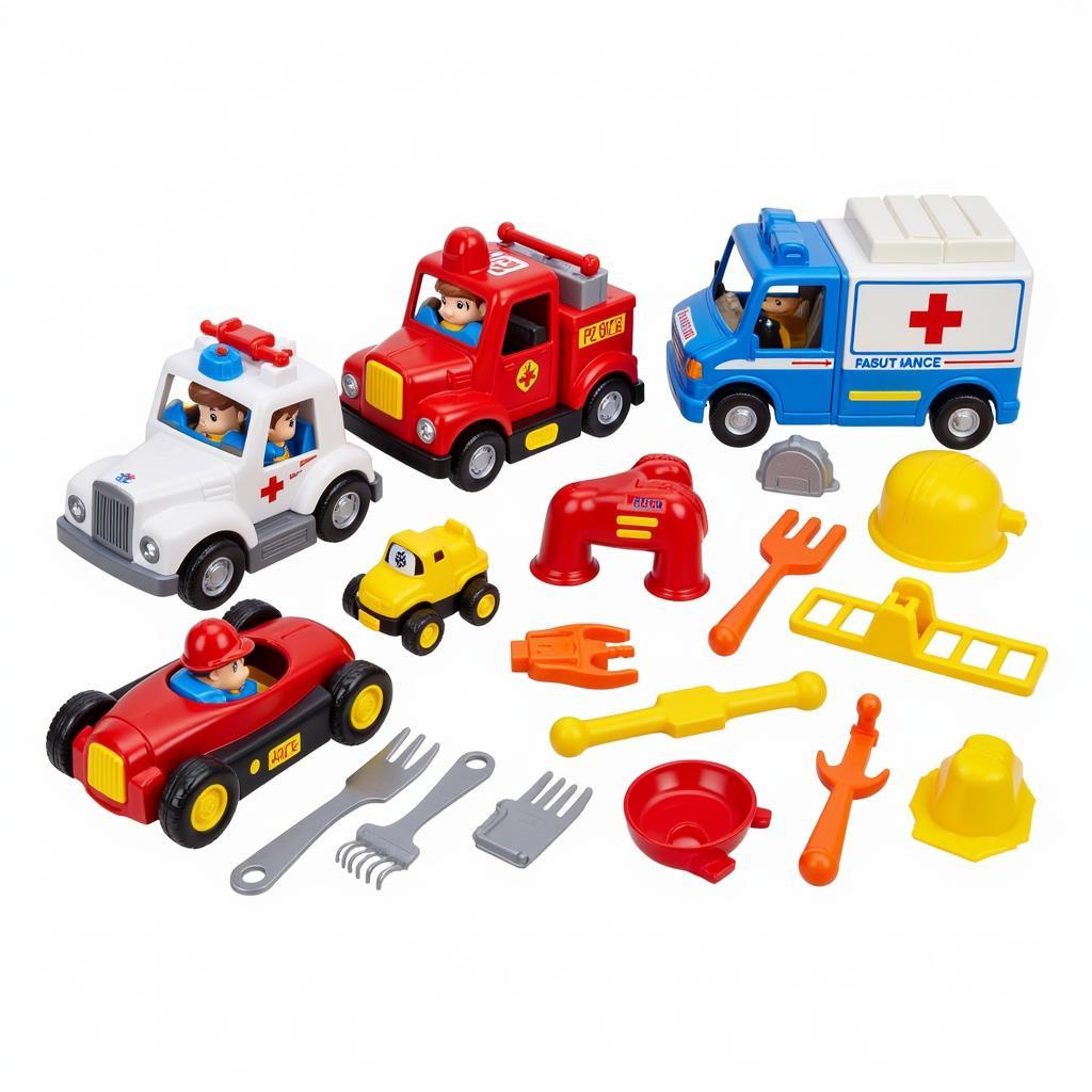 Toy rescue set for kids