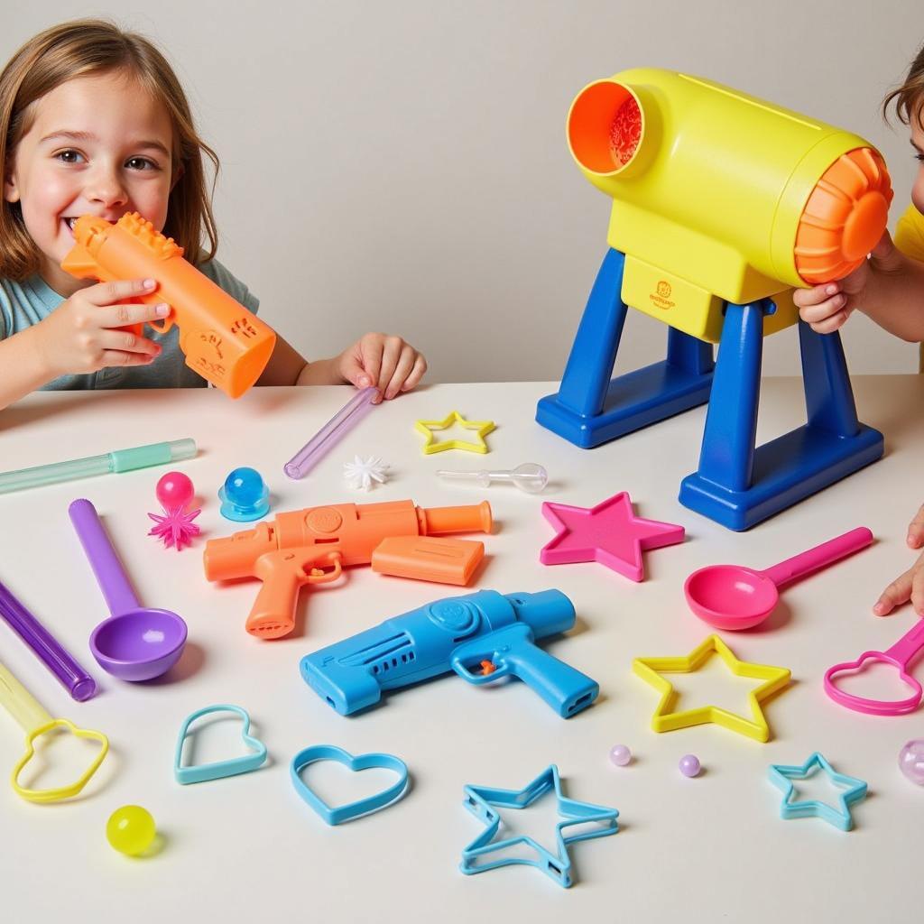 Soap bubble toys with unique shapes