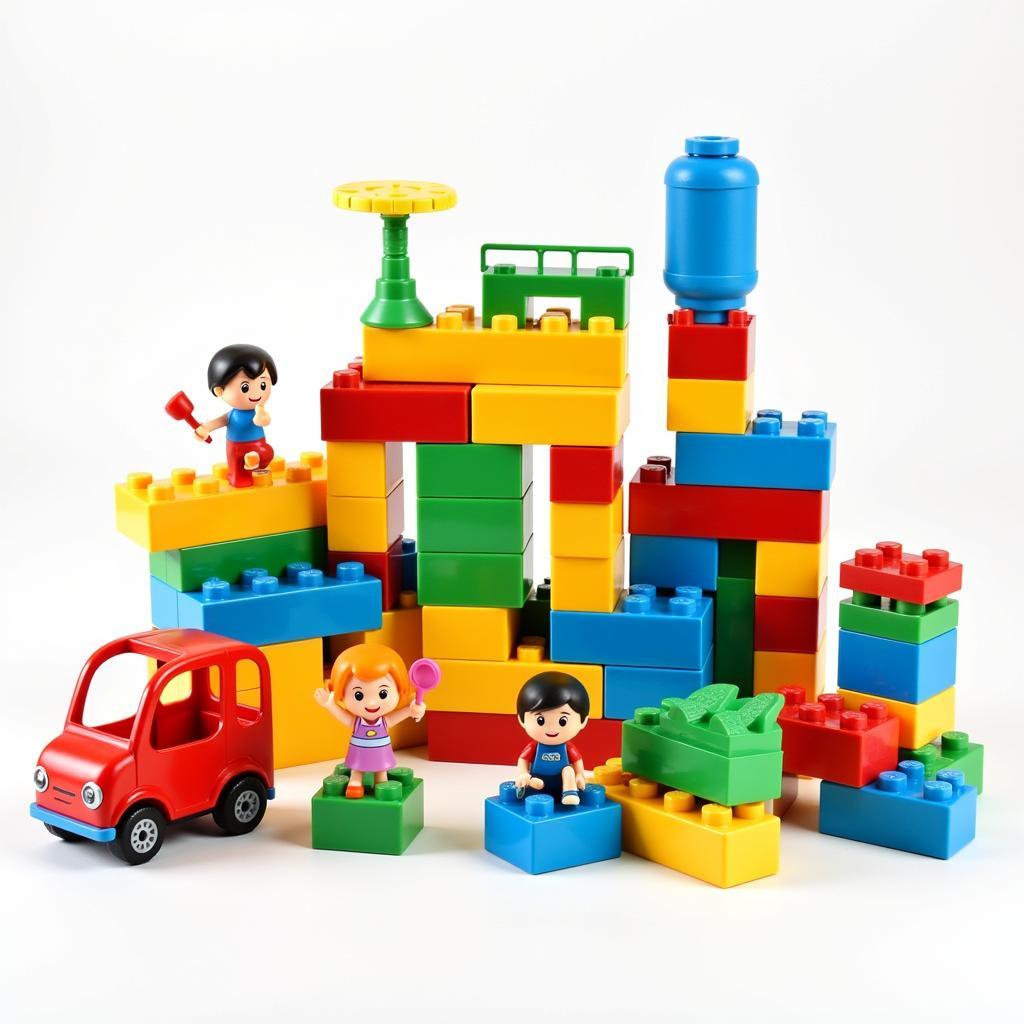 Bộ đồ chơi xếp hình Lego đầy màu sắc