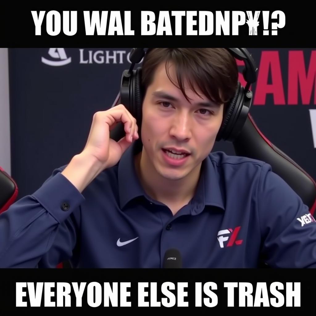 Doublelift tryhard meme