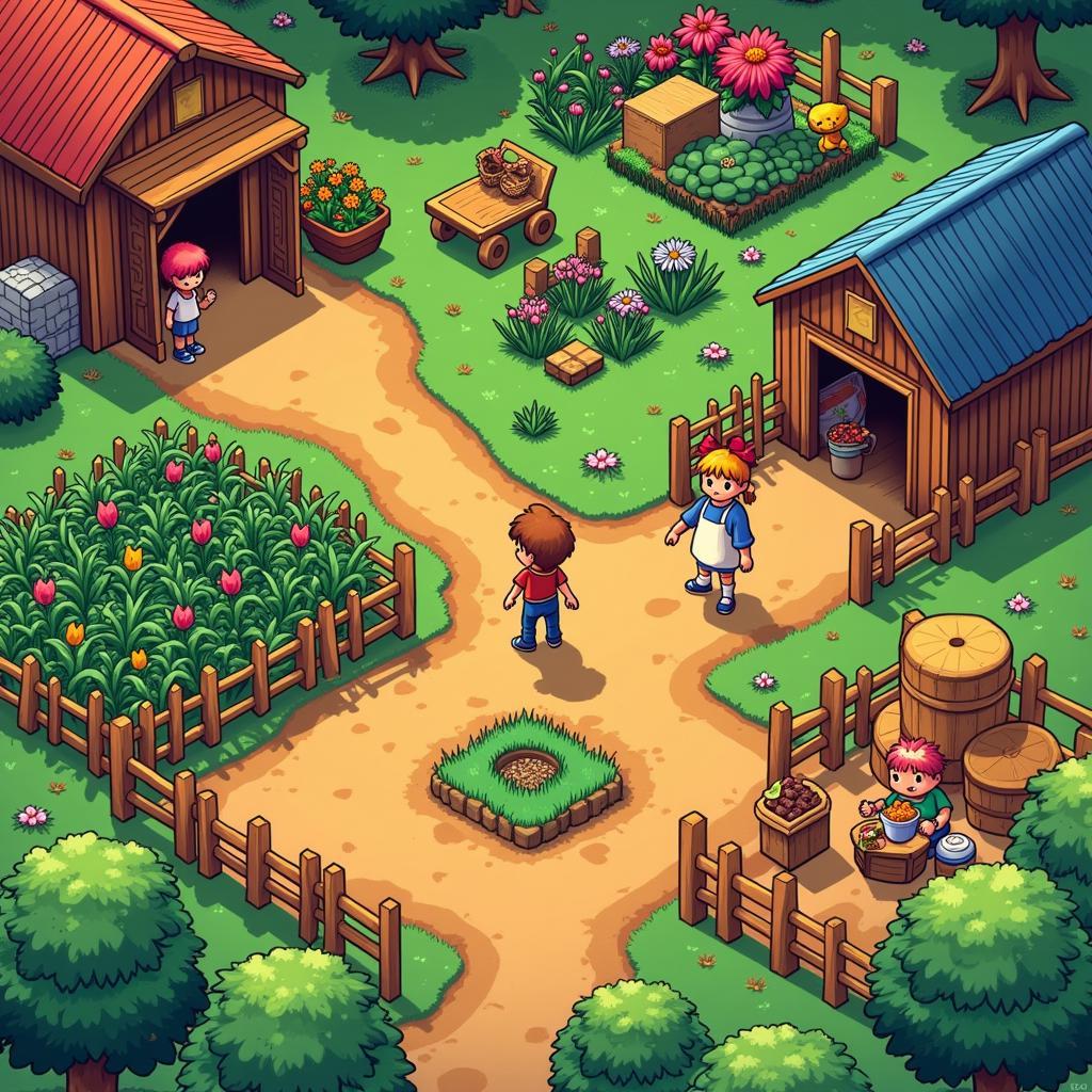 Hình ảnh game mô phỏng Stardew Valley