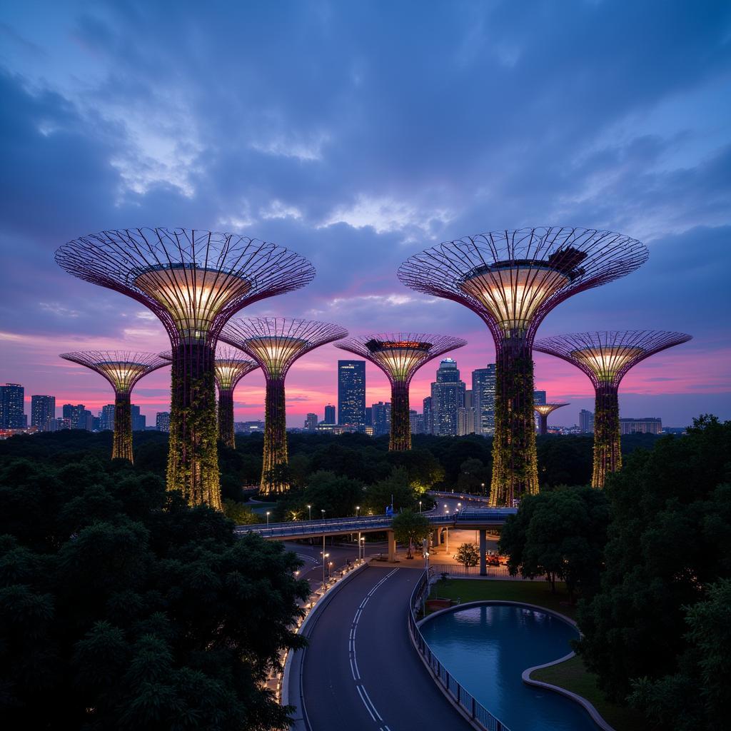 Khu vườn Gardens by the Bay Singapore