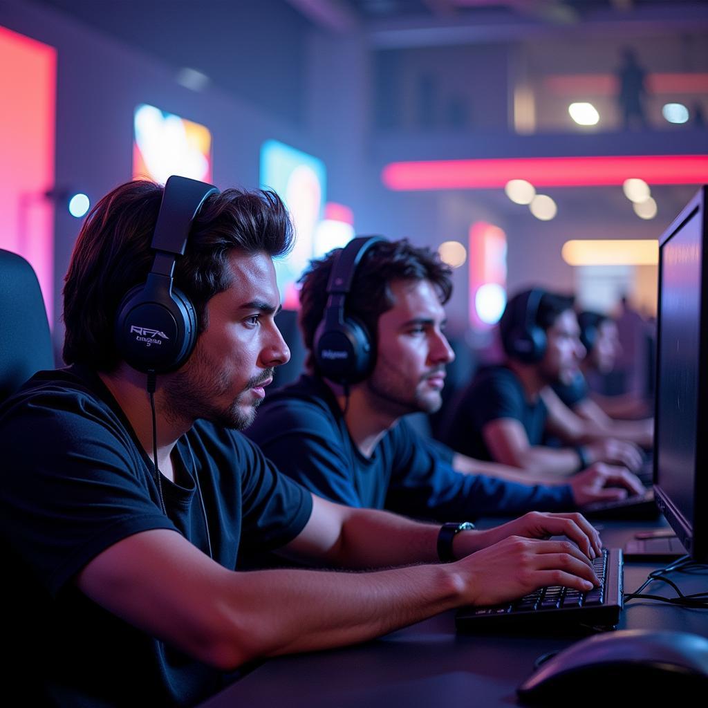 Esports tournament with professional Age of Empires II players competing