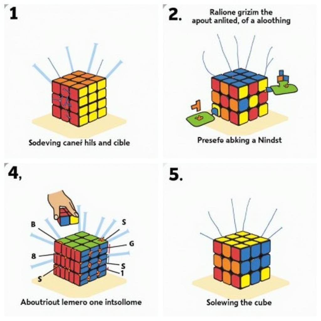 Các bước giải Rubik 5x5