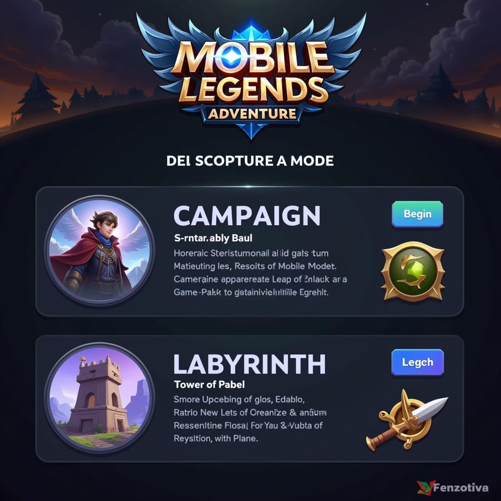 Giao Diện Chính Mobile Legends Adventure