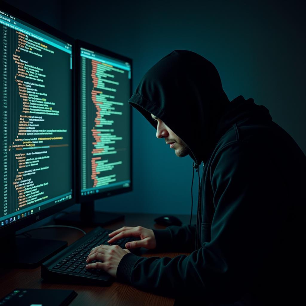 Hacker đang tìm cách hack trò chơi khủng long