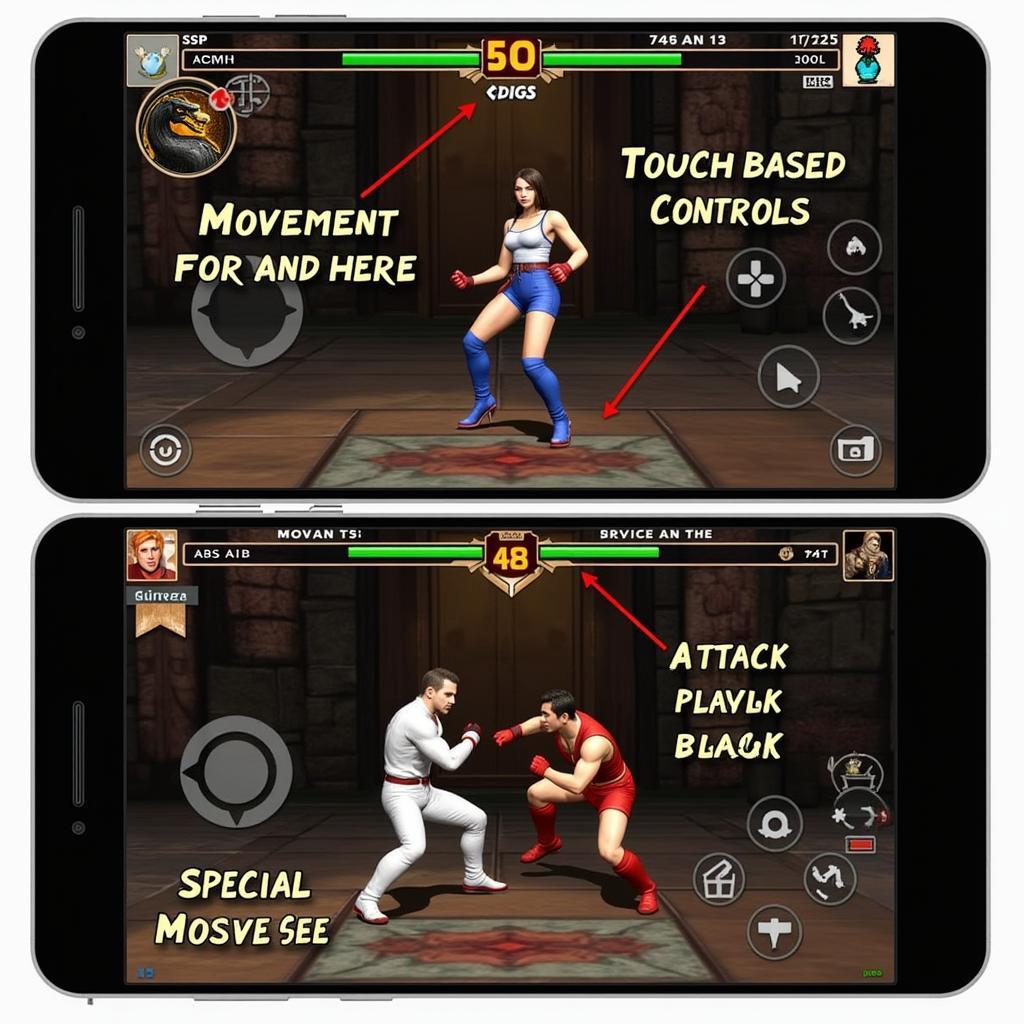 Hệ thống điều khiển Mortal Kombat Mobile