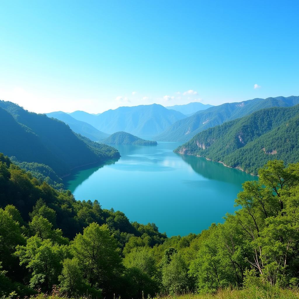 The serene beauty of Dai Lai Lake