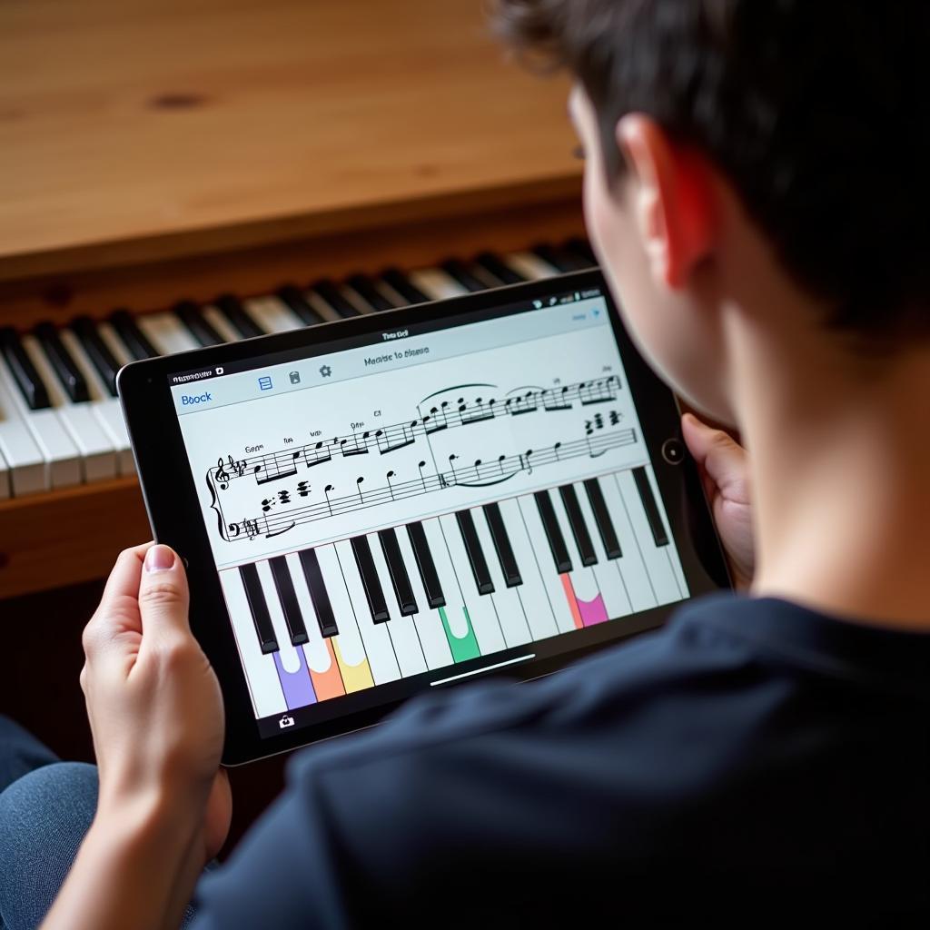 Học piano trên app