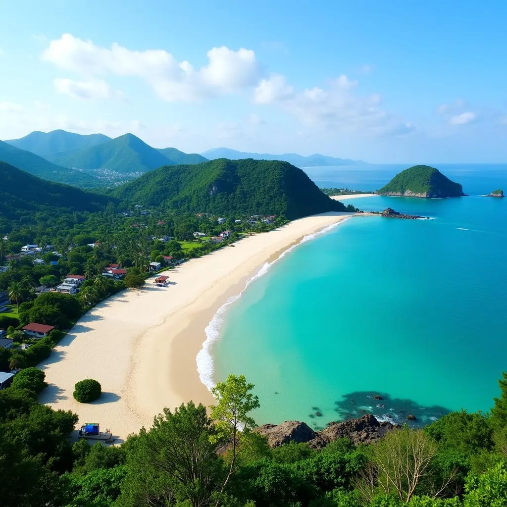 Khung cảnh Hòn Tằm Nha Trang