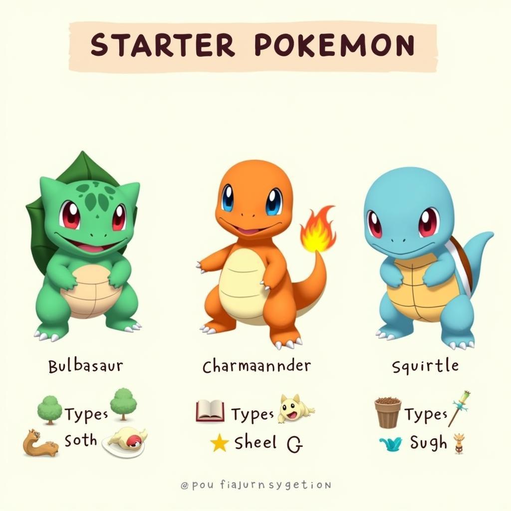 Lựa chọn Pokemon khởi đầu