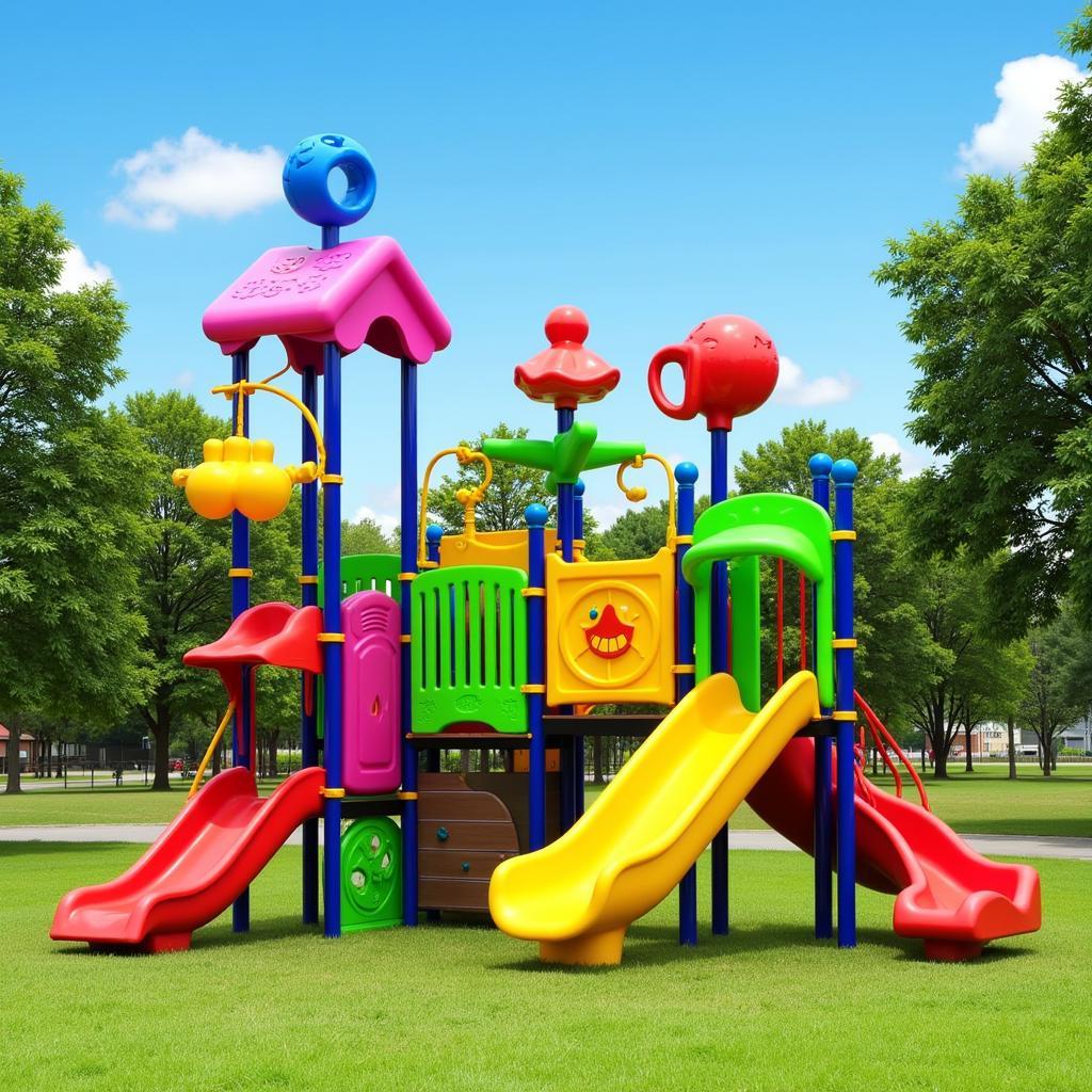 Outdoor playground for kids