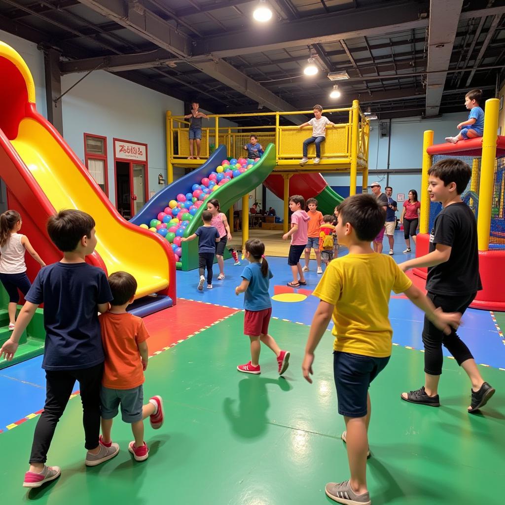 Indoor playground in Hanoi