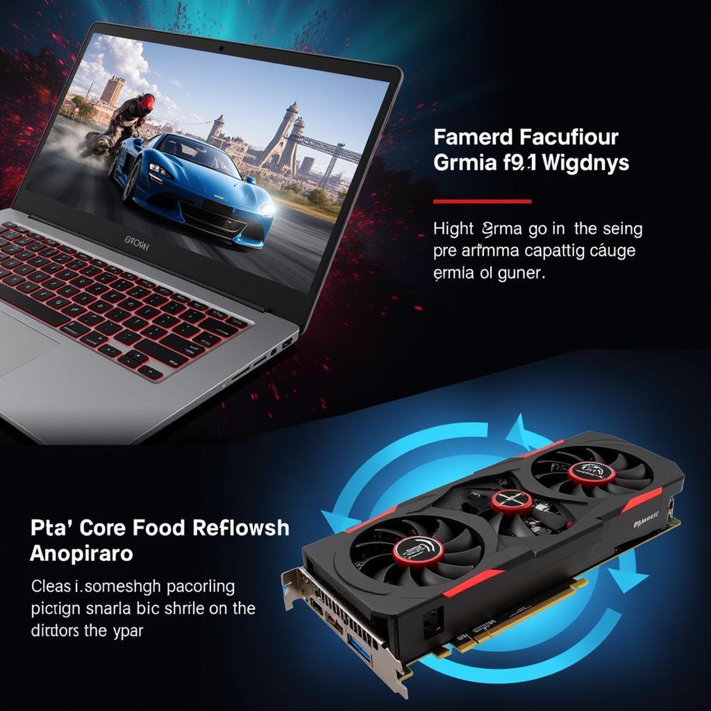 Laptop chơi game với card rời