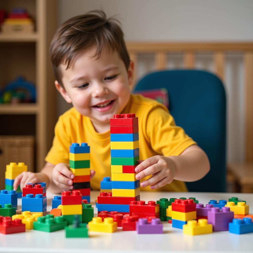 Bộ đồ chơi xếp hình Lego cho bé 4 tuổi