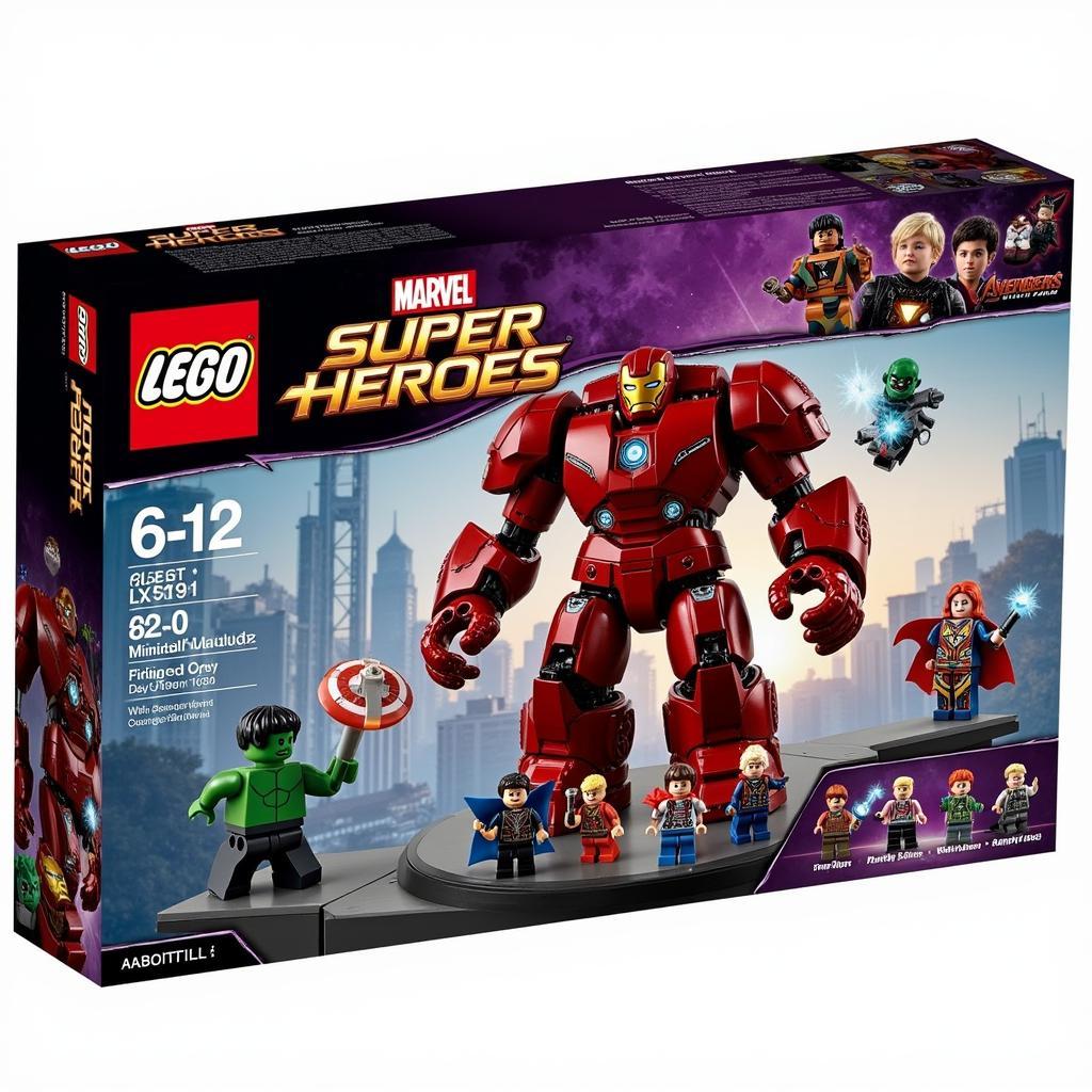 Hộp sản phẩm Lego Marvel Super Heroes 76090