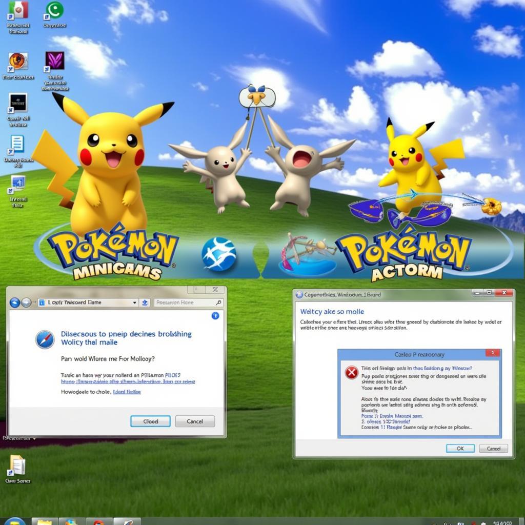 Lỗi Pikachu trên Win7 do không tương thích