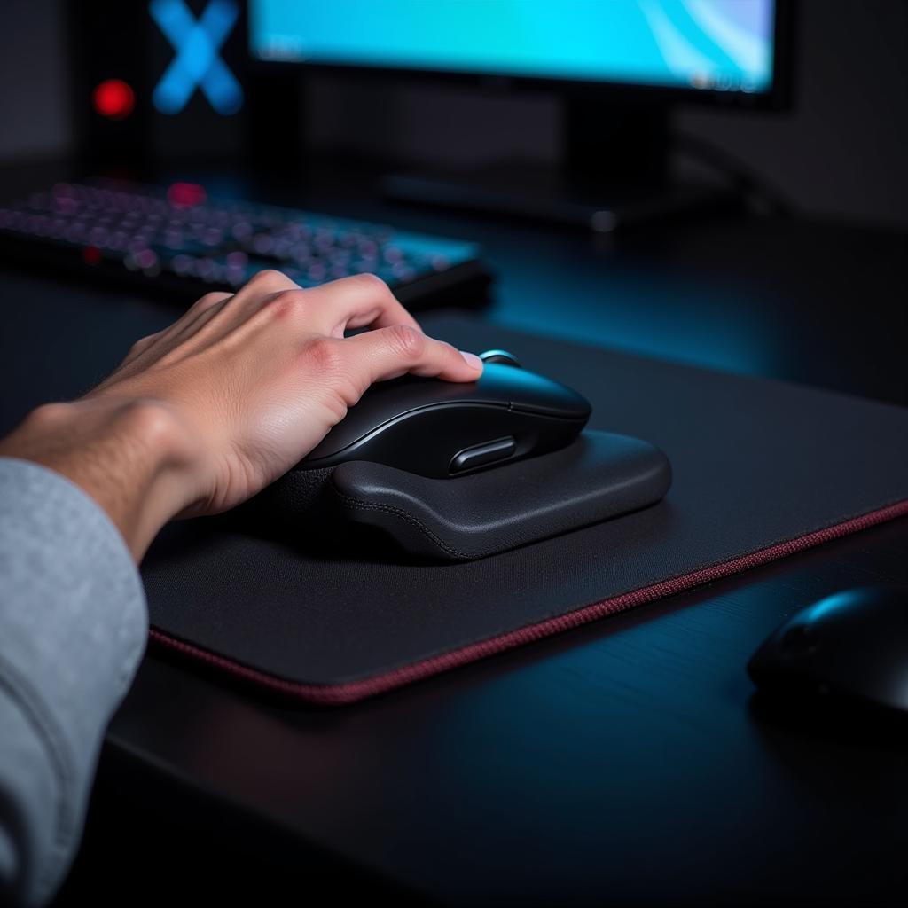 Ergonomic Gaming Mousepad for Wrist Support