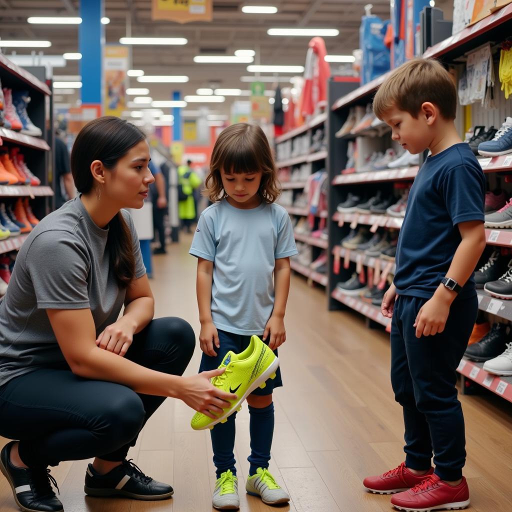 Choosing soccer shoes for kids