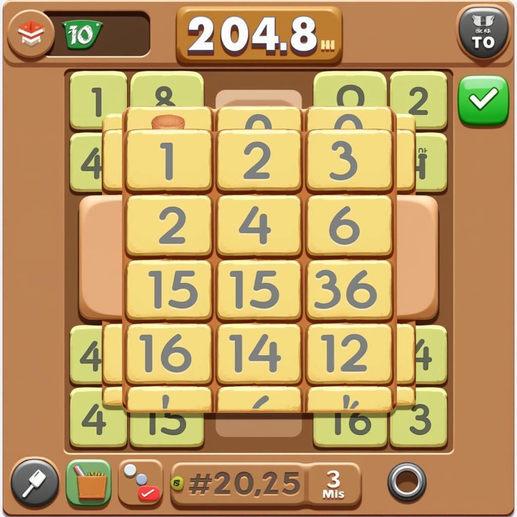 Giao diện trò chơi 2048