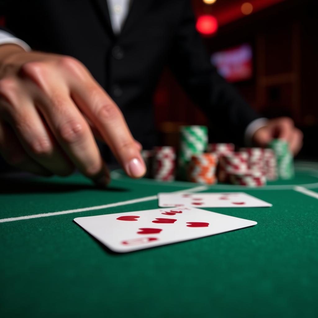 Luật chơi blackjack bàn chơi