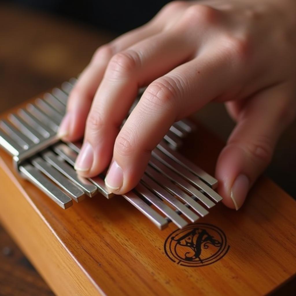 Practicing proper plucking technique