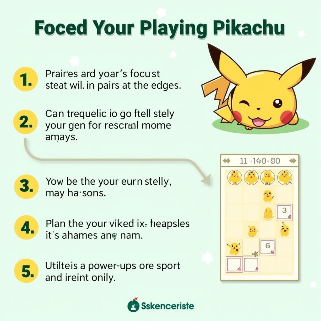 Mẹo Chơi Pikachu Hiệu Quả