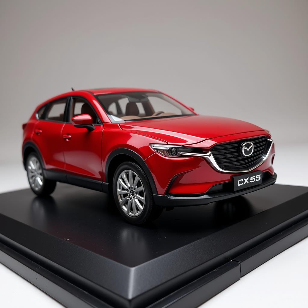 Mô hình ô tô Mazda CX5 kim loại tỉ lệ 1:18 màu đỏ