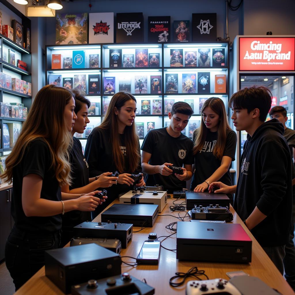 Buying and Selling Game Toys in Hanoi