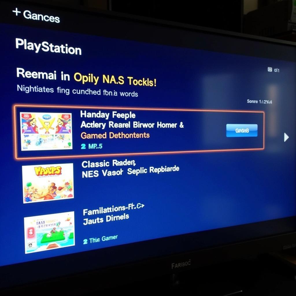 Mua game NES trên PlayStation Store