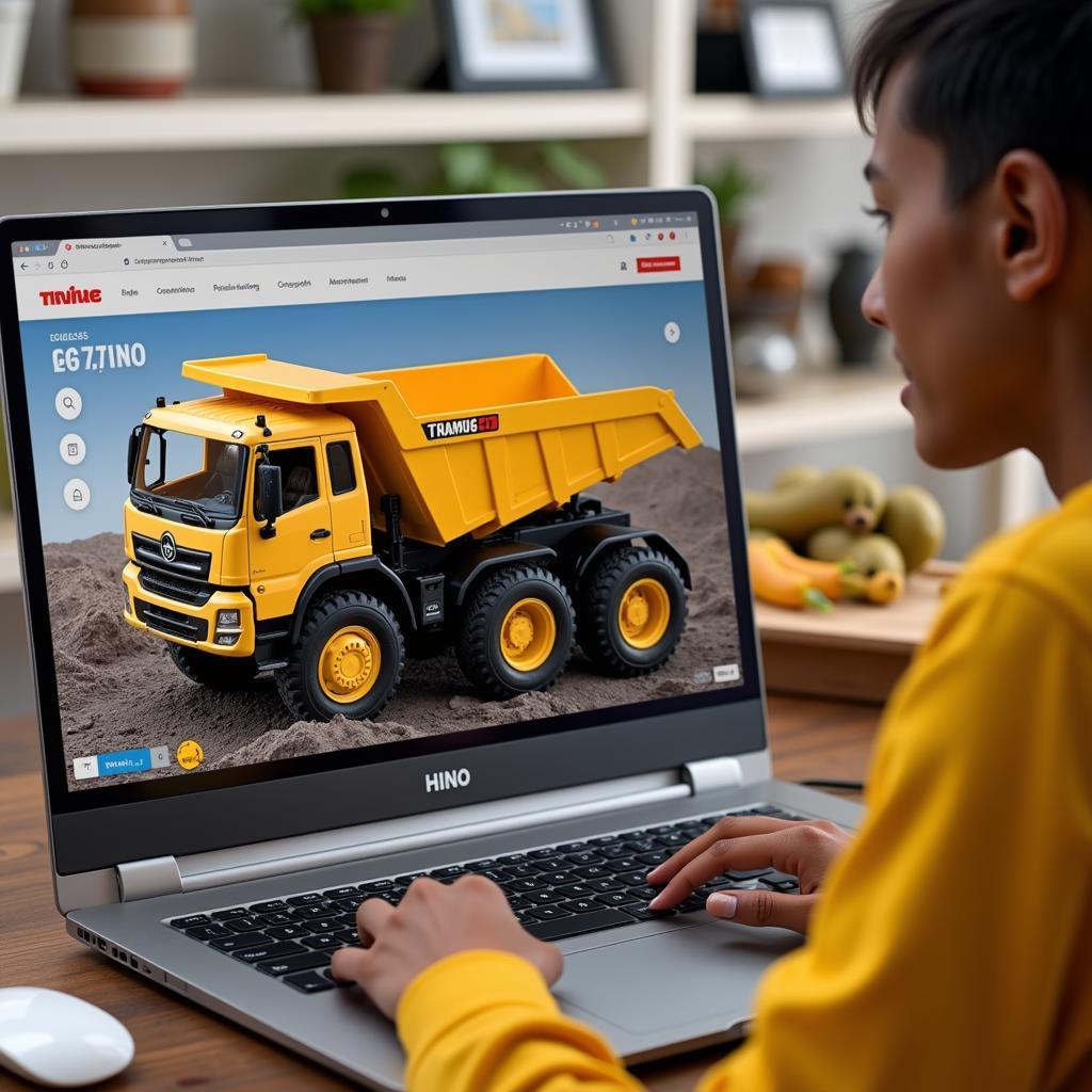 Mua xe ben Hino 6 tấn 6 đồ chơi online