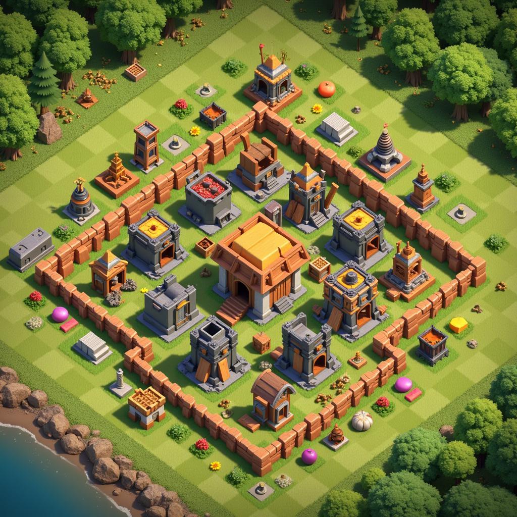 Nâng Cấp Làng Clash Of Clans