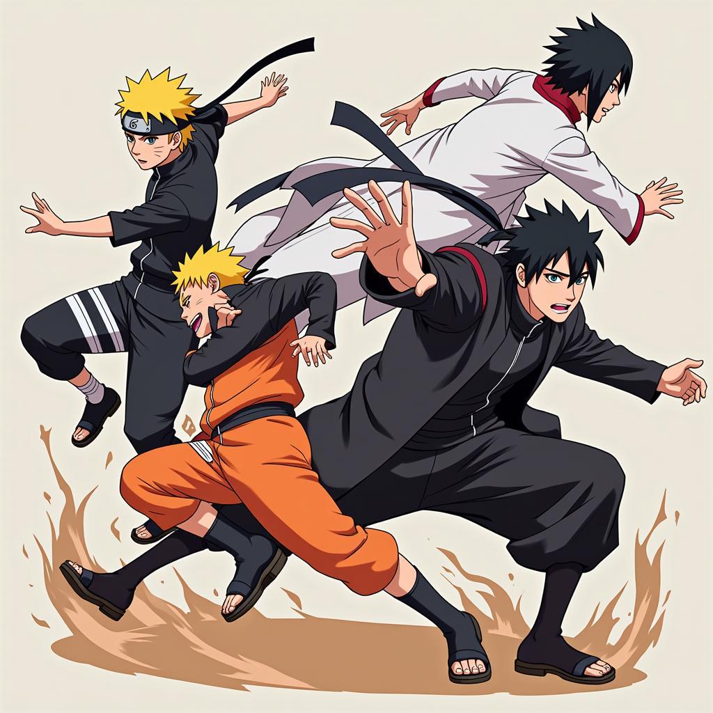 Nhân Vật Tốc Độ Cao Trong Bleach vs Naruto