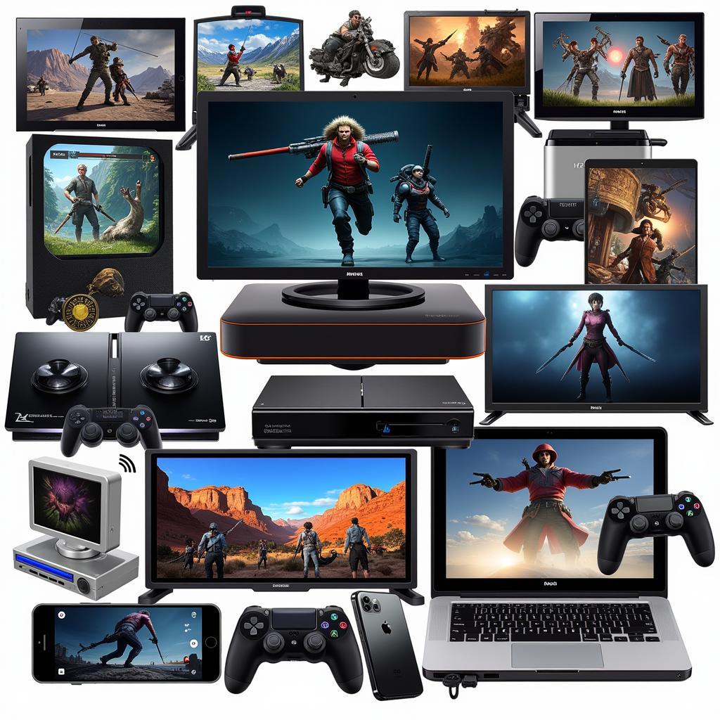 Various gaming platforms 