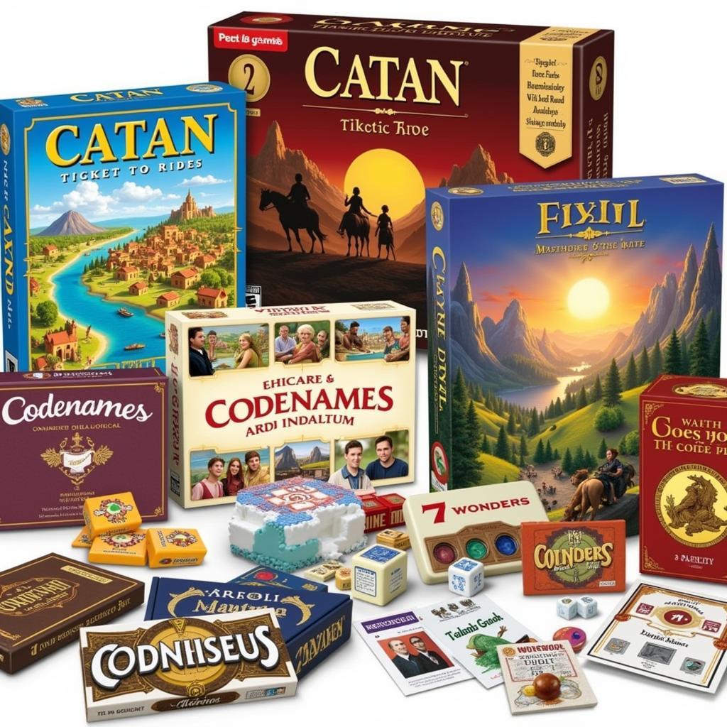 Những tựa game board game phổ biến