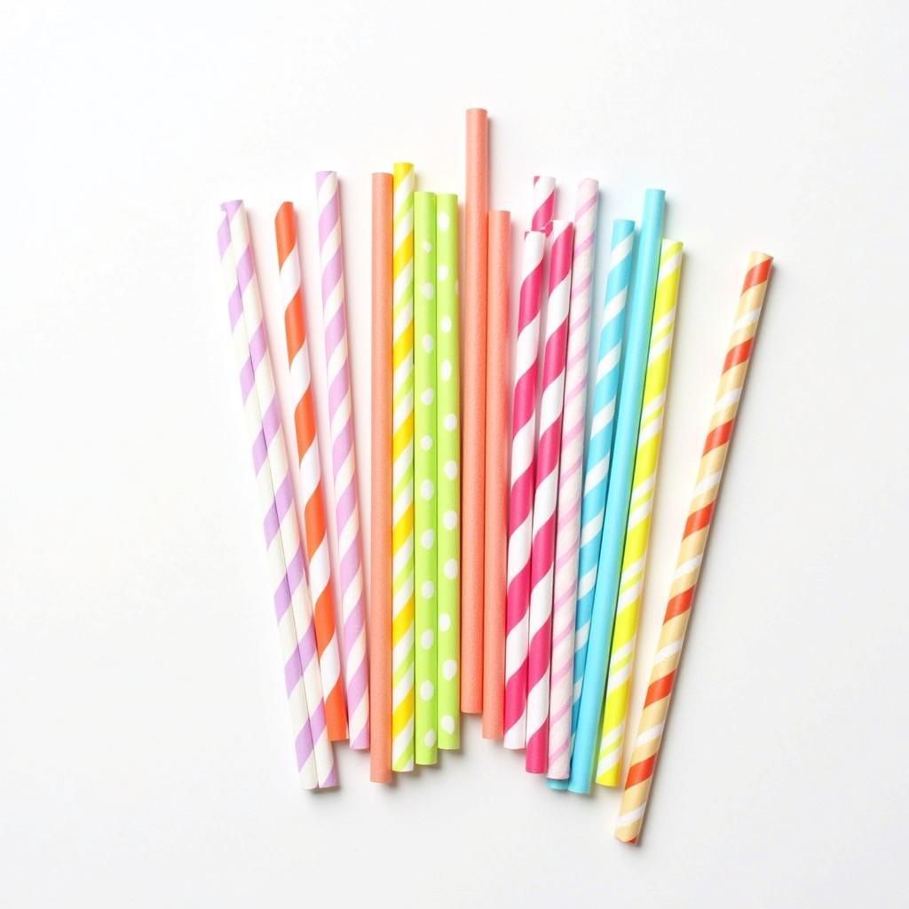 Colorful Paper Straws