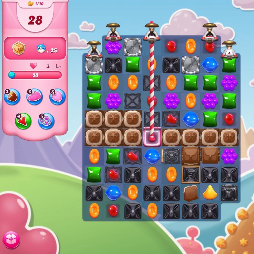 Phân tích màn chơi Candy Crush 130