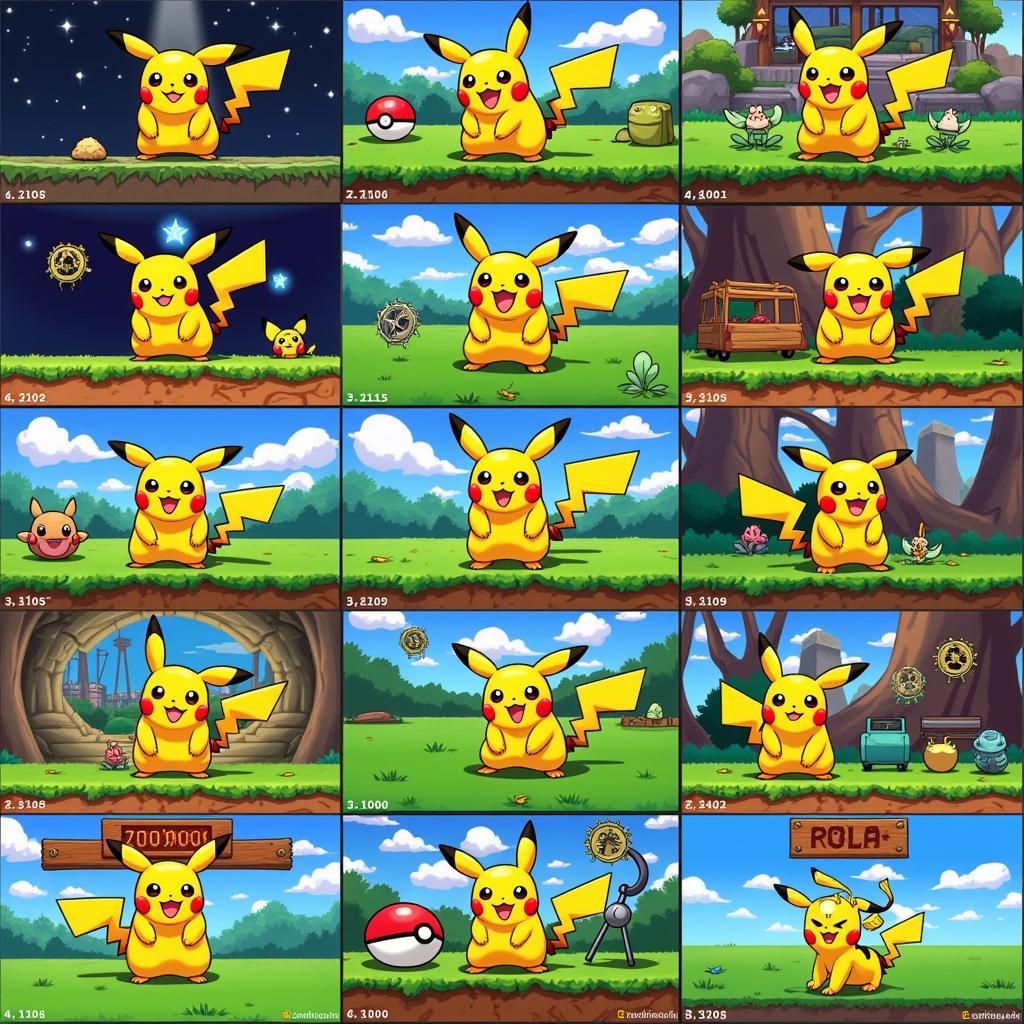 Các Phiên bản Pikachu