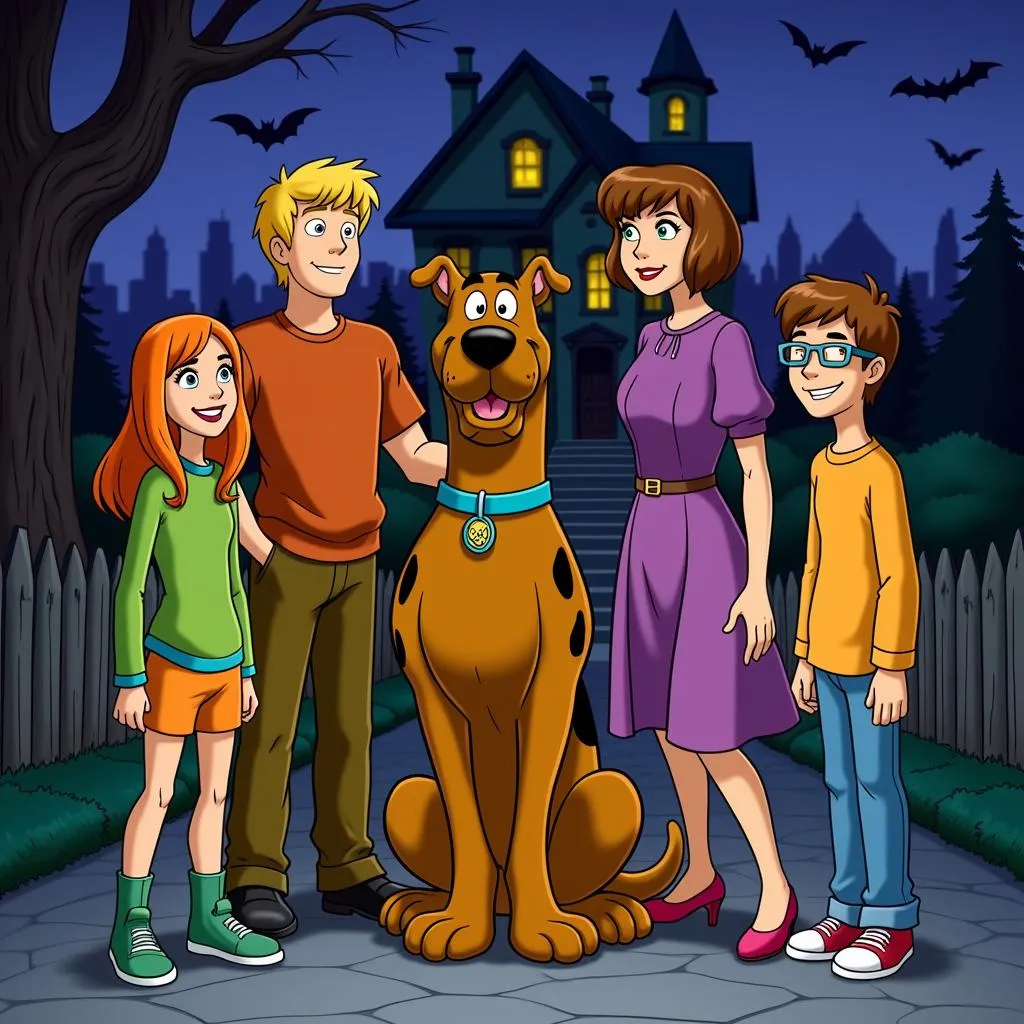 Scooby Doo và nhóm bạn Mystery Inc. trong game