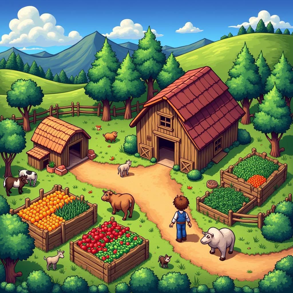 Trải nghiệm cuộc sống nông trại yên bình trong Stardew Valley