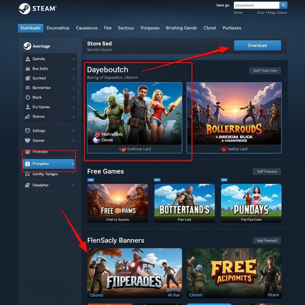 Tải trò chơi miễn phí trên Steam